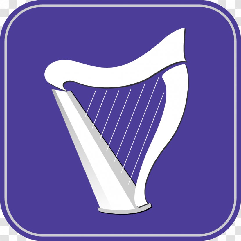 Purple Violet Cobalt Blue - Harp Transparent PNG