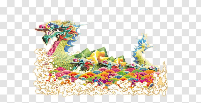 Dragon Boat Festival Poster Bateau-dragon - Fictional Character Transparent PNG