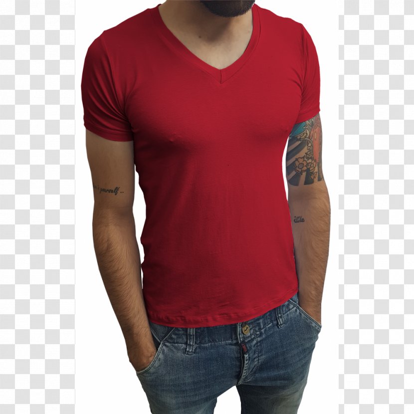 Long-sleeved T-shirt Fashion - Red Transparent PNG