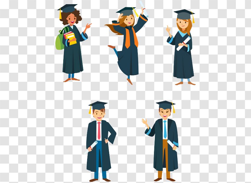 Graduation Background - Graduate University - Gesture Uniform Transparent PNG