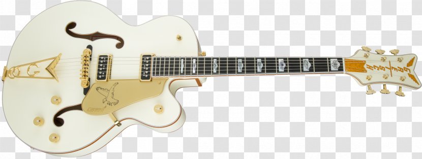 Electric Guitar Gretsch White Falcon Gibson ES-339 Cavaquinho - Neck Transparent PNG
