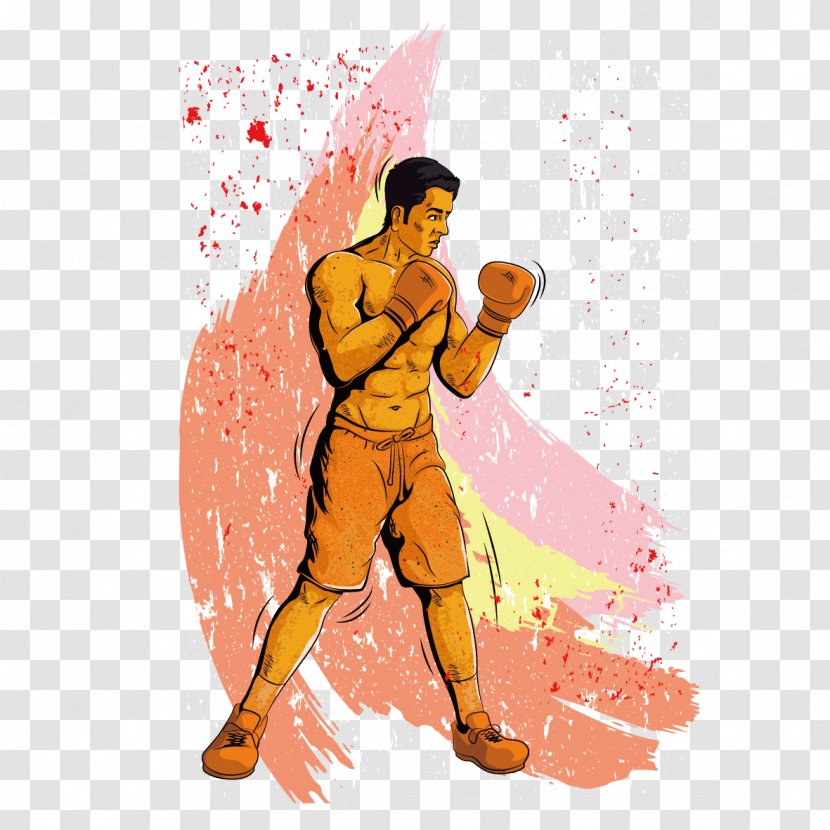 Sport Boxing Illustration - Tree - Man Transparent PNG