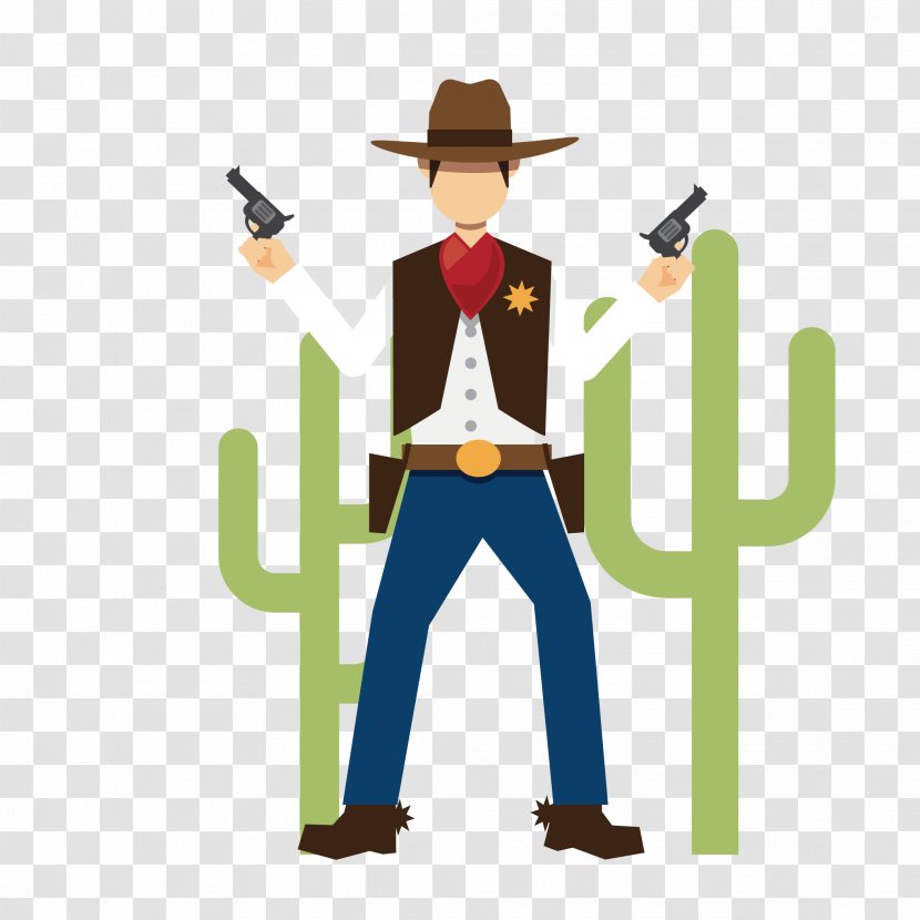 United States Of America Vector Graphics Cowboy Royalty-free Stock Illustration - Art - Cell Parts Transparent PNG