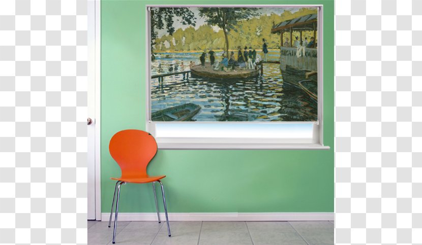 Claude Monet: Sunshine And Waterlilies Bain à La Grenouillère Legion Of Honor Painting Art - Artist - Window Blinds Transparent PNG