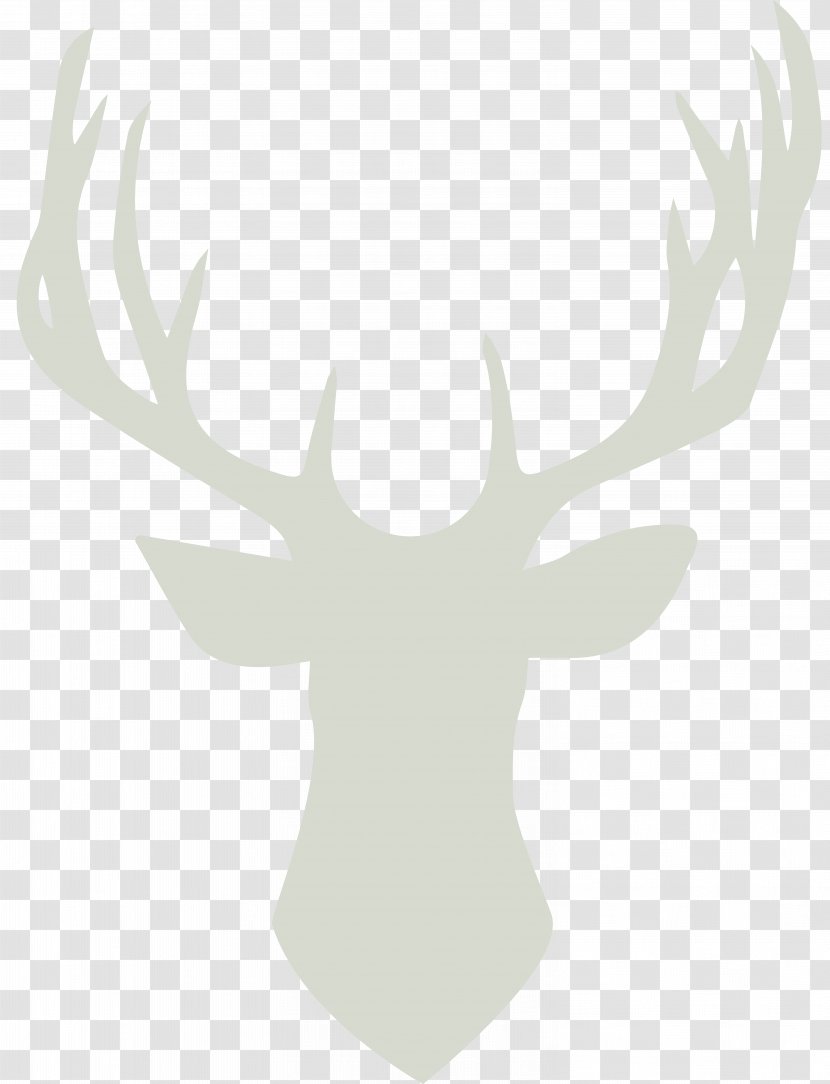 Reindeer Red Deer Silhouette Clip Art - Drawing Transparent PNG