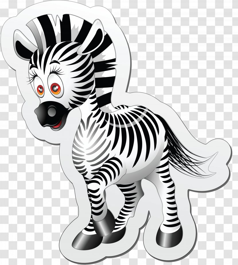 Horse Drawing Cartoon Zebra Photography - Mammal Transparent PNG