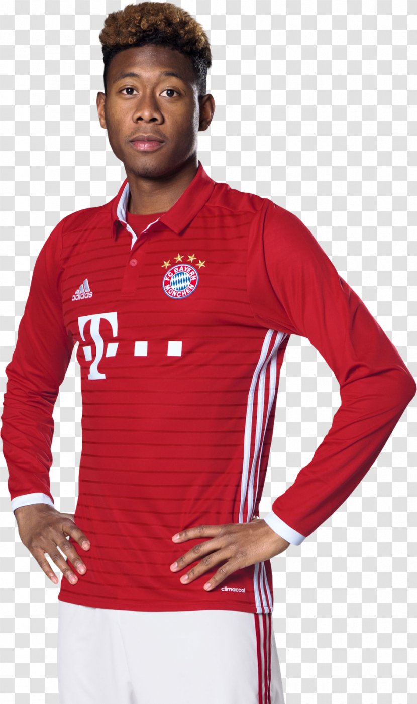 David Alaba FC Bayern Munich Bundesliga Jersey Shirt - Sports Uniform Transparent PNG