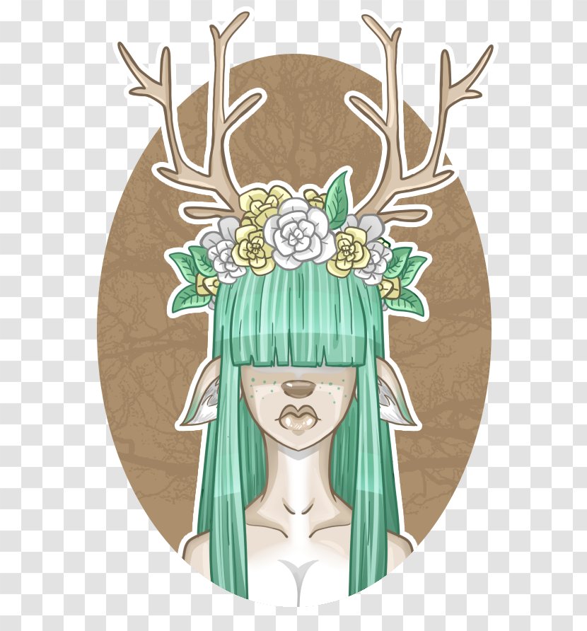 Reindeer Antler Drawing - Tree Transparent PNG