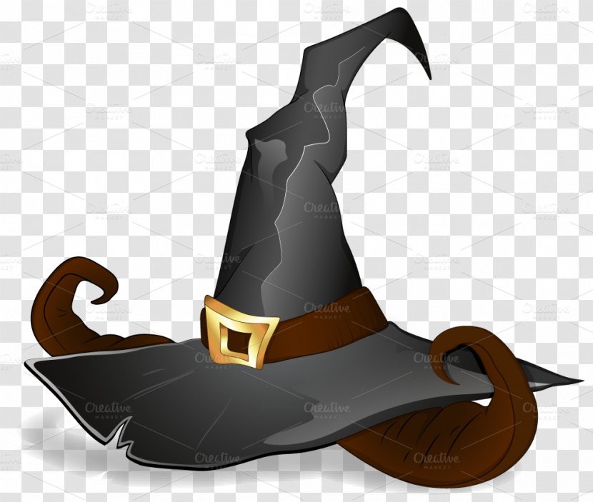 Witch Hat Cowboy Witchcraft - Cap - Cartoon Transparent PNG