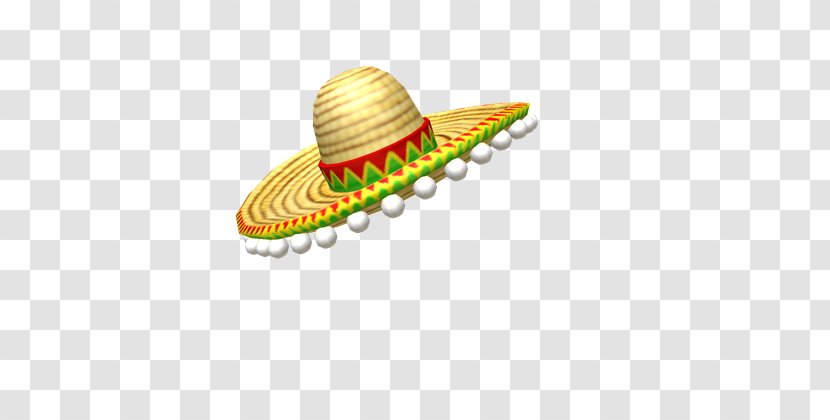 Sombrero Hat Roblox Poncho Party Transparent Png - roblox mexican hat dance