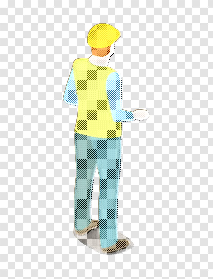 Male Icon Man Standing - Trousers Tshirt Transparent PNG