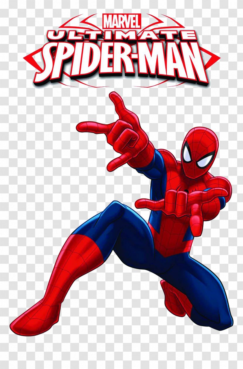 Ultimate Spider-Man Clip Art - Cartoon - Spider-man Transparent PNG