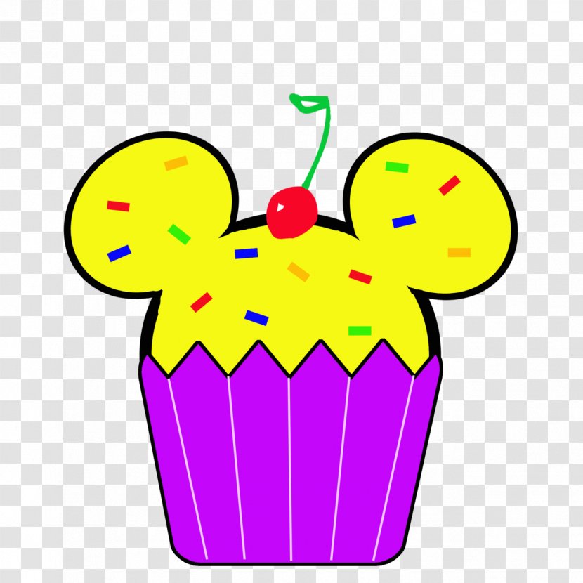 Mickey Mouse Cupcake Minnie Birthday Cake Clip Art - Artwork - Disney Bday Cliparts Transparent PNG