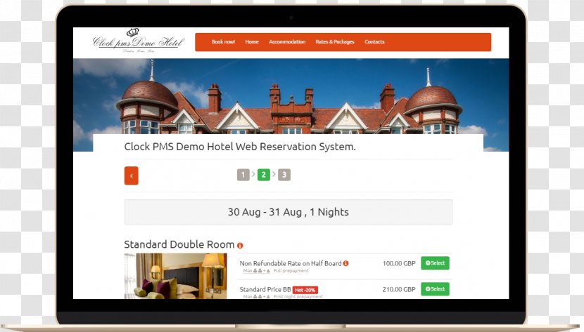 Internet Booking Engine Online Hotel Reservations Property Management System Computer Reservation - Web Page Transparent PNG