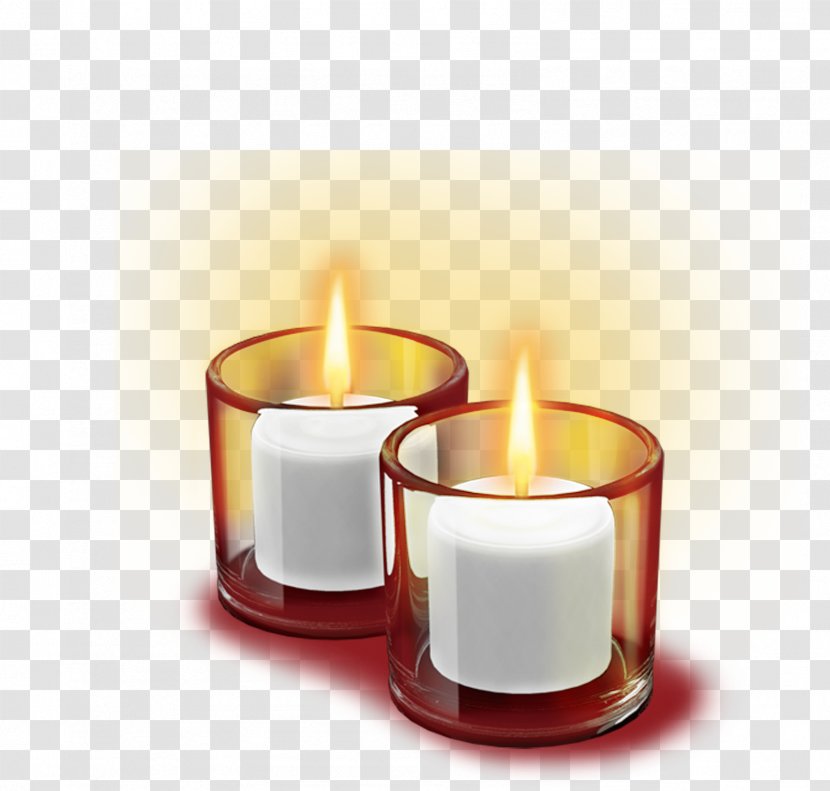 Light Candle Clip Art - Lighting - Beautiful Beautifully Decorated Cup Transparent PNG