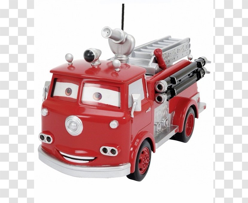 Cars Fire Engine Red Radio-controlled Car - Play Vehicle Transparent PNG