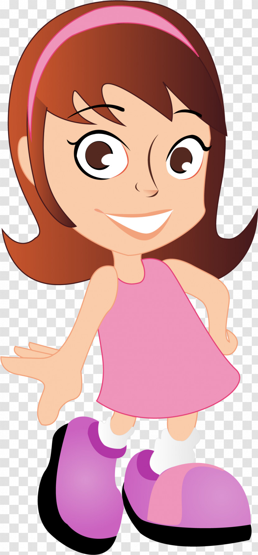 Cartoon Animation Finger Smile Style Transparent PNG