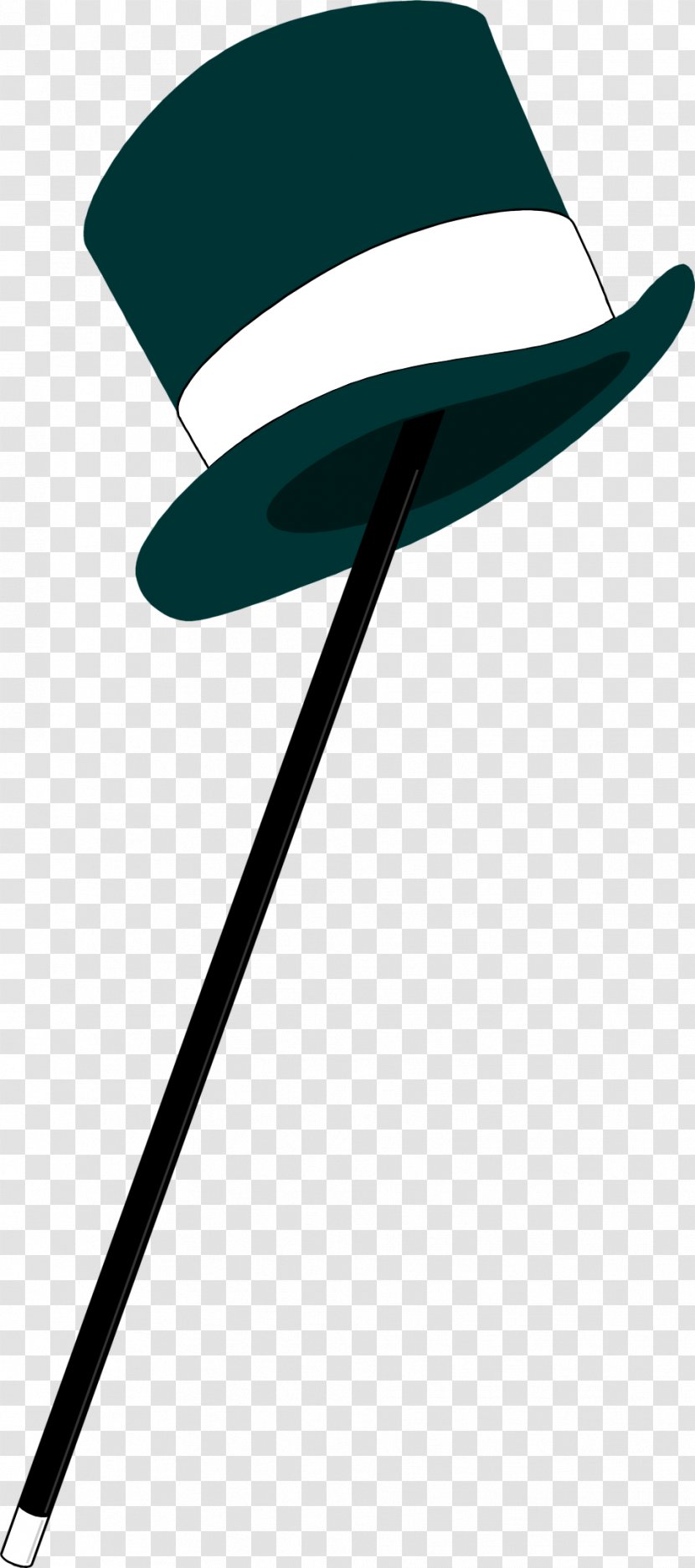 Candy Cane Top Hat Walking Stick Clip Art - Cliparts Transparent PNG