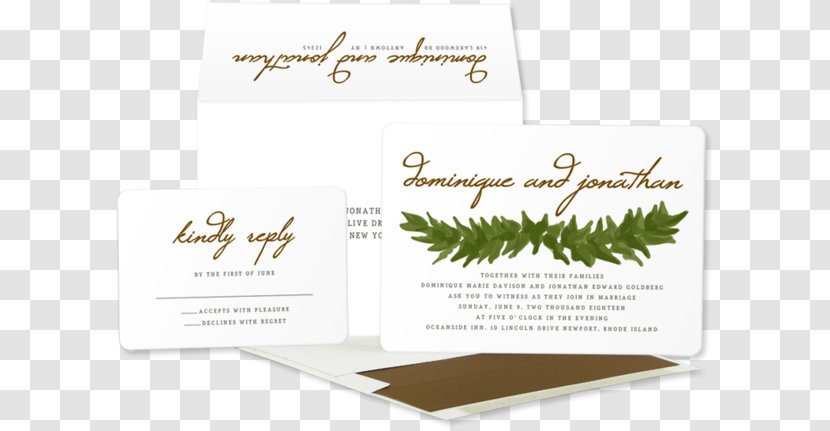Wedding Invitation Paper Save The Date Watercolor Painting - Logo - Garland Transparent PNG