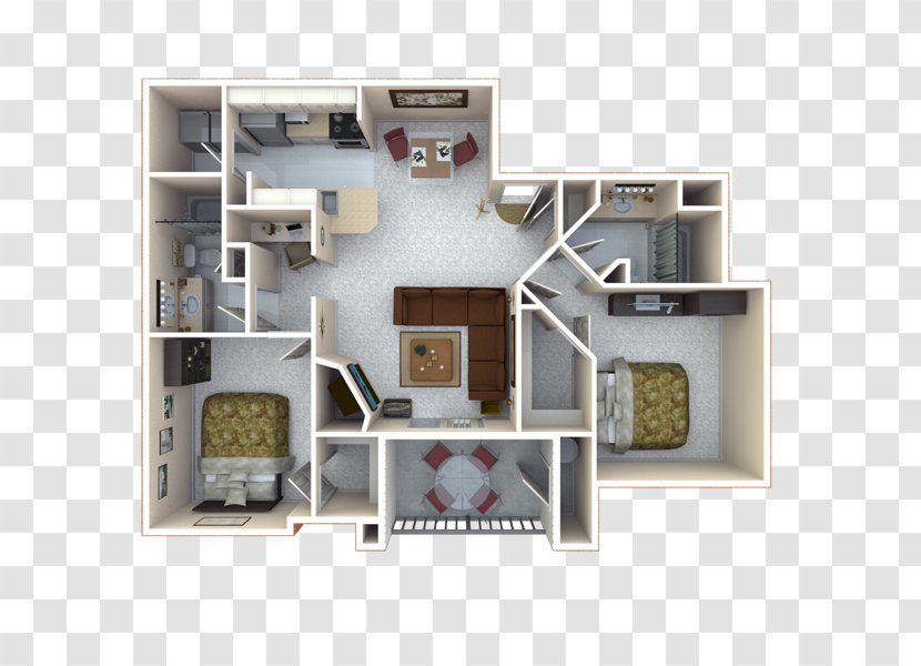 Fox Ridge Apartments Floor Plan Open - Apartment Transparent PNG
