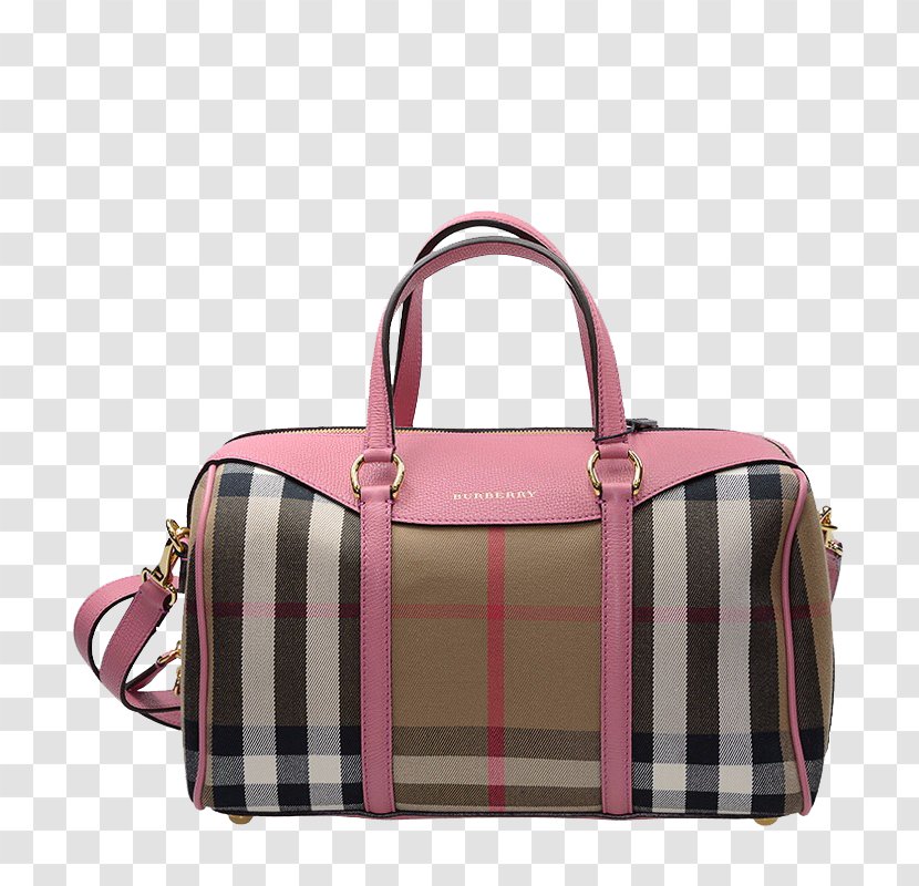 Handbag Tartan Chanel Burberry - Shoulder Bag - Women's Plaid Portable Transparent PNG