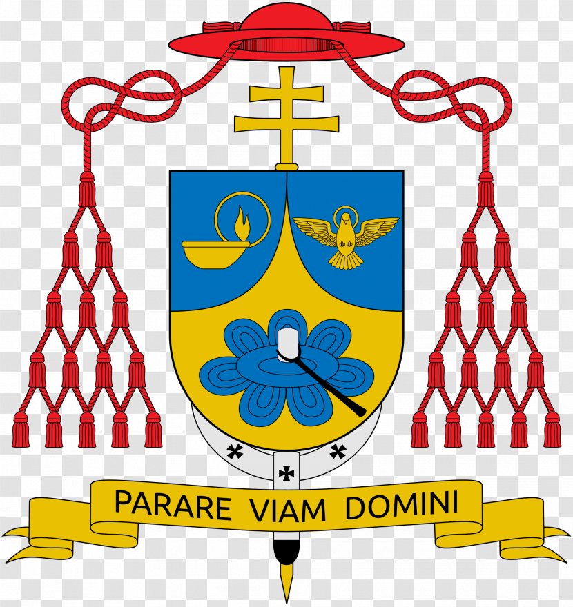 Coat Of Arms College Cardinals Crest Bishop - Artwork - Mariology The Catholic Church Transparent PNG