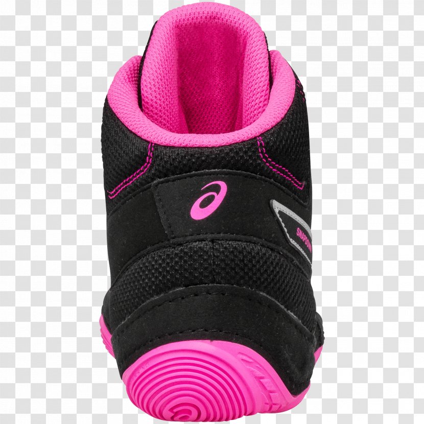 ASICS Wrestling Shoe Sportswear Sneakers - Athletic - Black Pink Transparent PNG