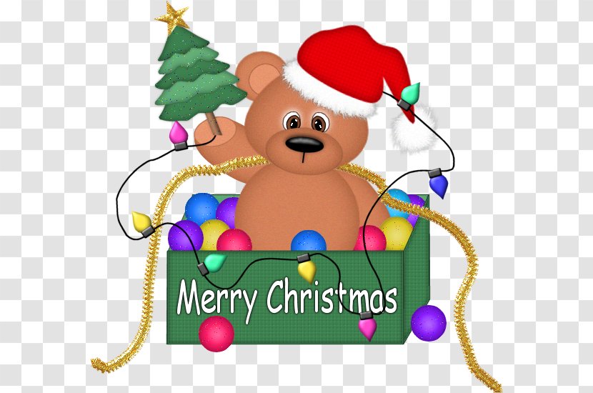 Bear Clip Art Christmas Santa Claus Day - Flower - DG Transparent PNG