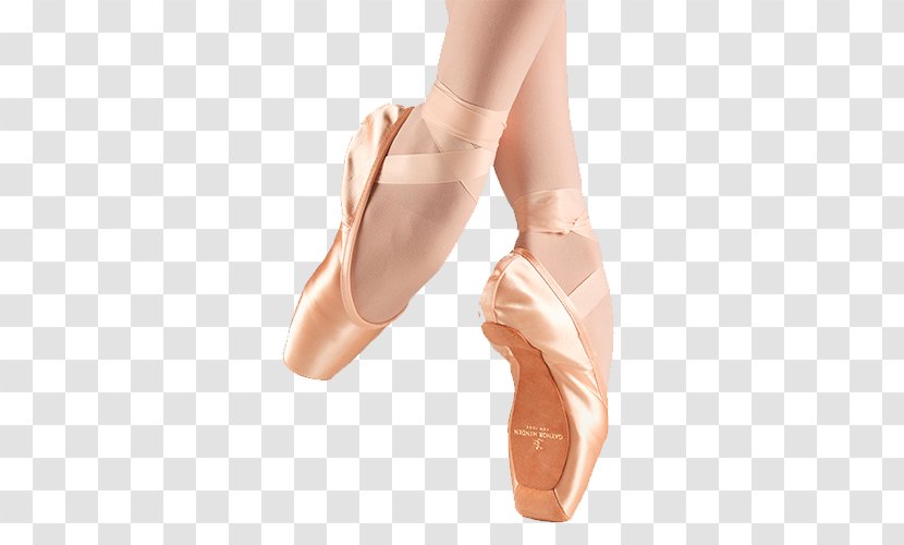 Ballet Flat Pointe Shoe Technique Dance - Heart Transparent PNG