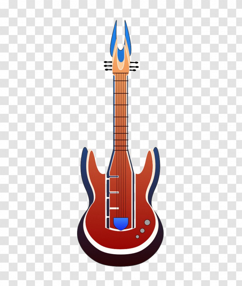 Bass Guitar Acoustic Acoustic-electric Electronic Musical Instruments - Flower Transparent PNG