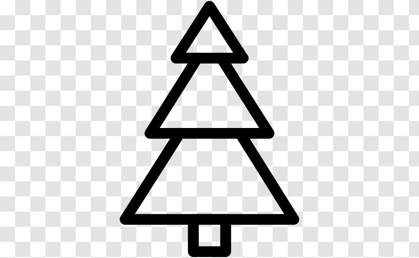 Christmas Tree Clip Art - Triangle - Hand Drawn Transparent PNG