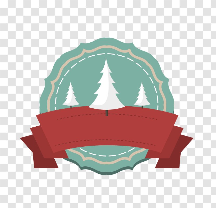 Europe Christmas Tree Decoration Snow - Label Transparent PNG