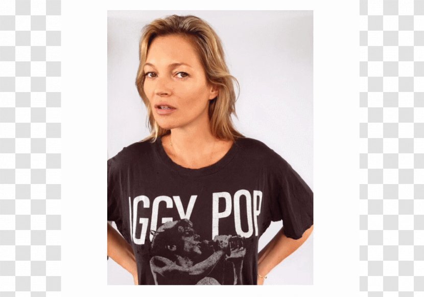 Kate Moss T-shirt Model Fashion Haute Couture - Cartoon Transparent PNG