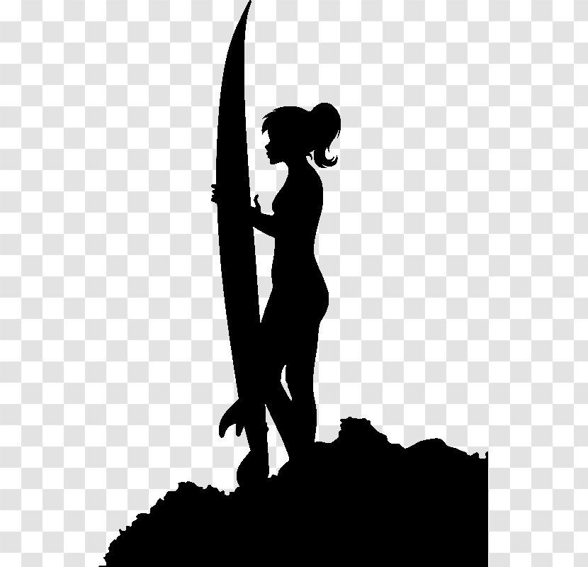 Silhouette Surfing Drawing Clip Art - Joint Transparent PNG