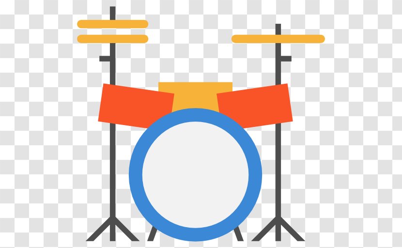 Drums Musical Instrument Percussion Icon - Flower - A Set Of Transparent PNG