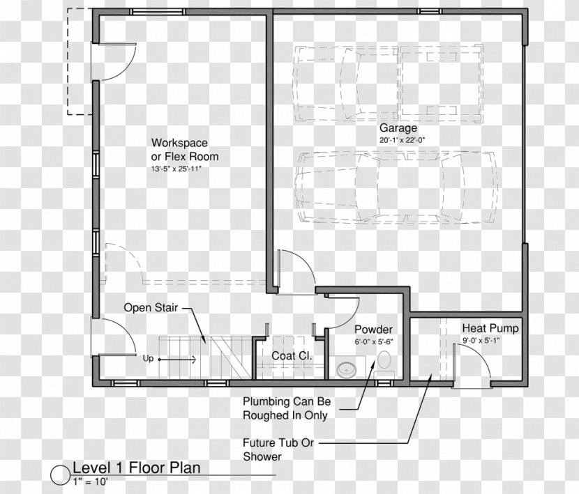 Floor Plan Line - Drawing - Design Transparent PNG