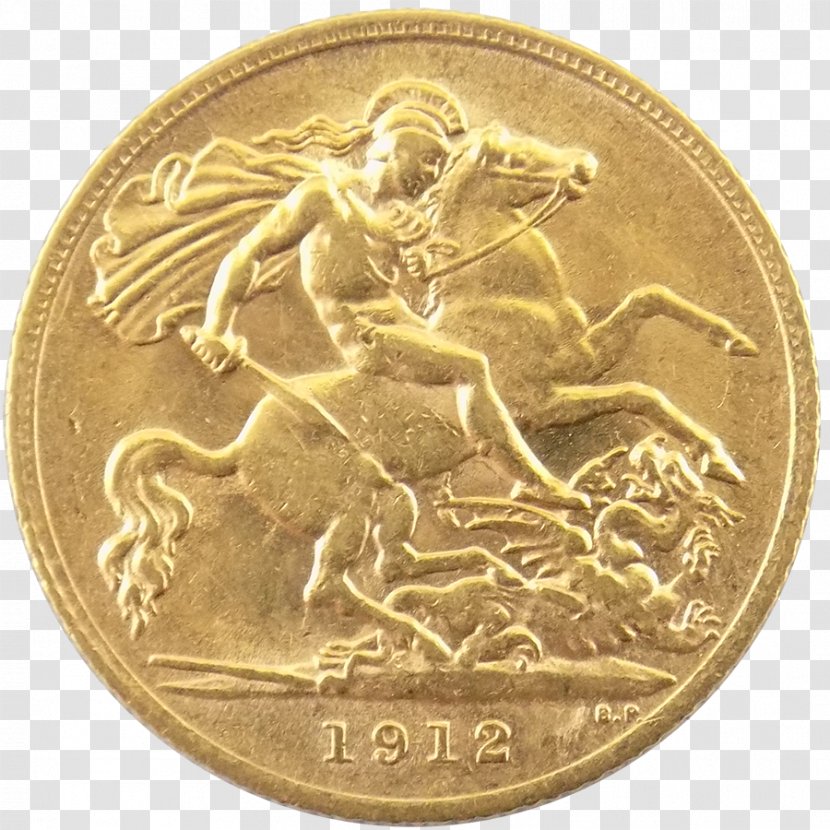 Gold Coin Dollar Three-dollar Piece - Medal Transparent PNG