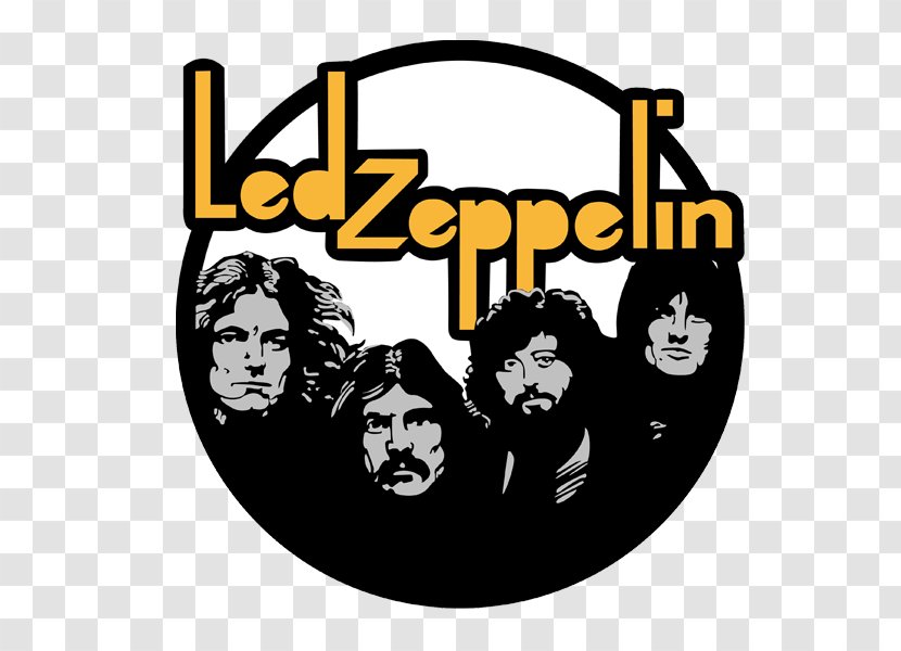 Best Of Led Zeppelin T-shirt Mothership Guitar - Cartoon - Band Transparent PNG