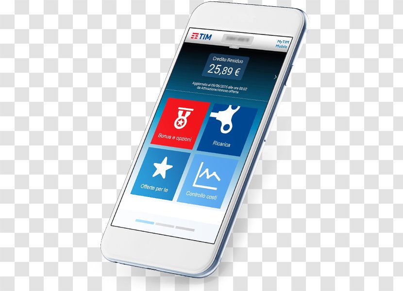 Feature Phone Smartphone Telecom Italia Mobile TIM App - Telephony - New Transparent PNG
