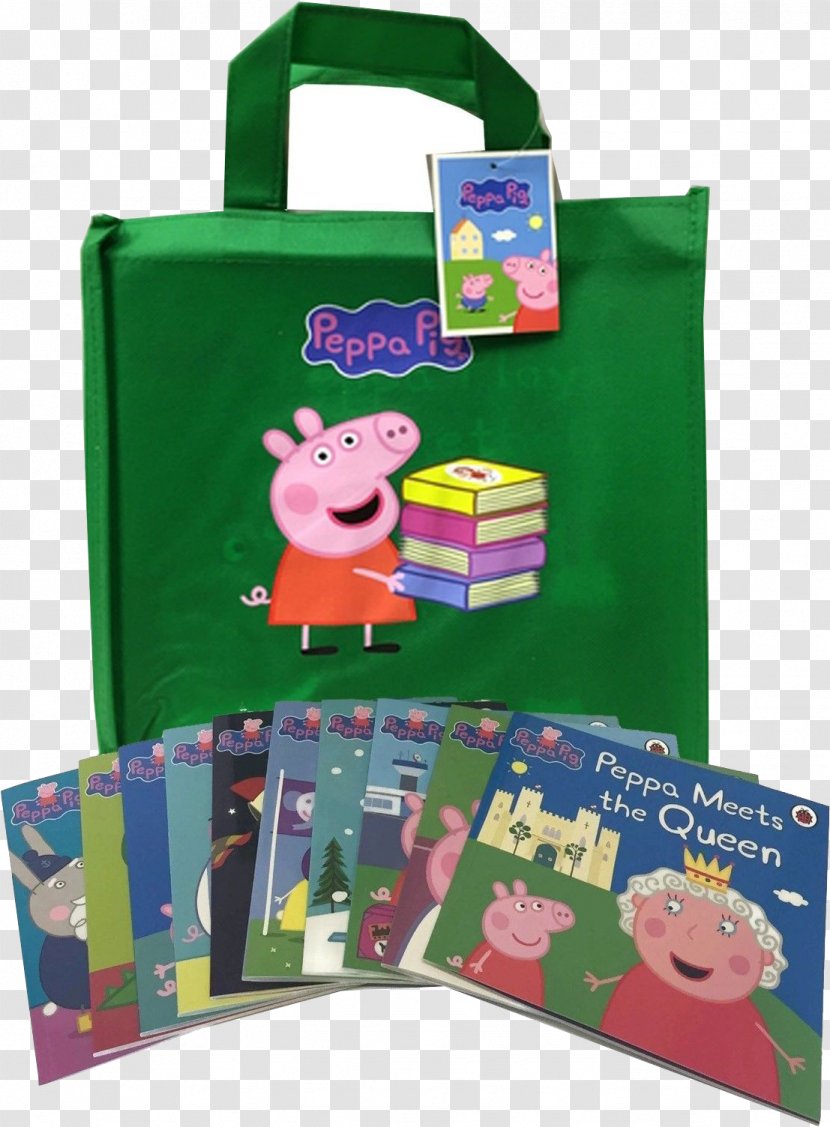 Paperback Peppa Meets The Queen Book Grampy Rabbit Box Set - Plastic - Gift Transparent PNG