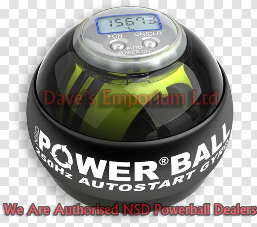 Gyroscopic Exercise Tool Gyroscope Forearm Wrist Hand - Mobility World Ltd - Power Ball Transparent PNG