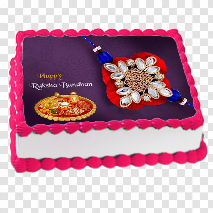 Cake Decorating Bakery Cupcake Raksha Bandhan - Rakhi Brother Sister Transparent PNG