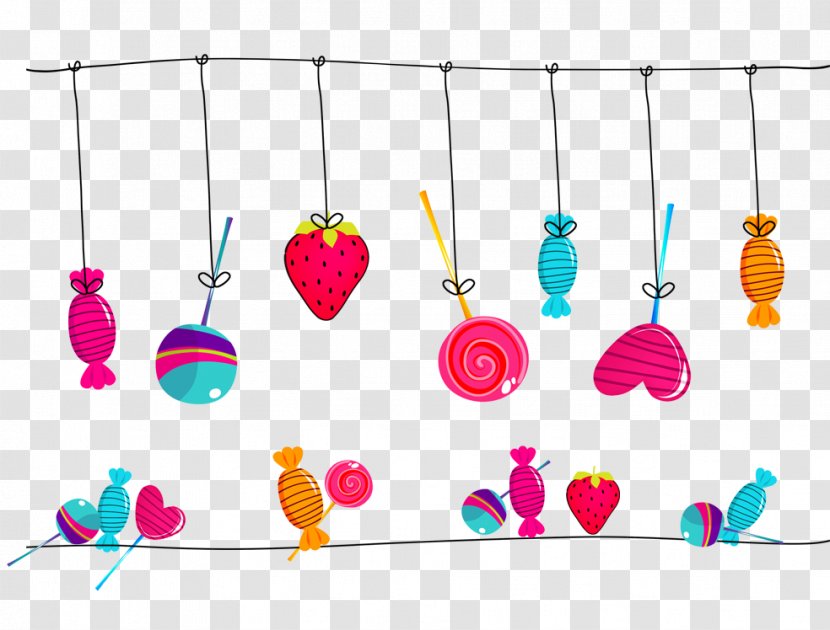 Lollipop Candy Cane Illustration - Color Transparent PNG