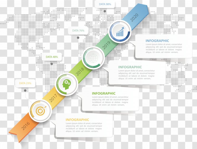 Text Drawing - Infographic - Simple Business Report Transparent PNG