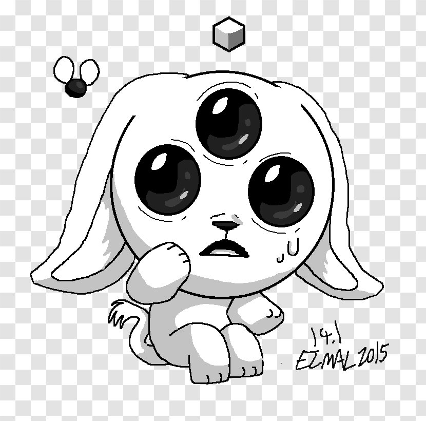 Clip Art Line Illustration Canidae Dog - Frame - Binding Of Isaac Transparent PNG