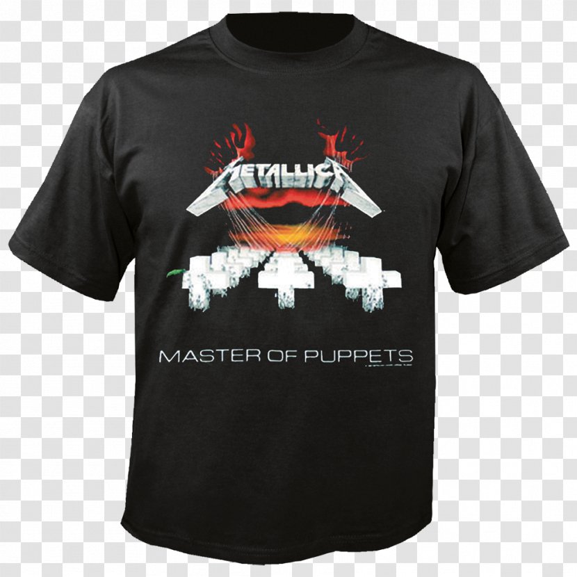 T-shirt Master Of Puppets Metallica Thrash Metal Heavy - Heart Transparent PNG