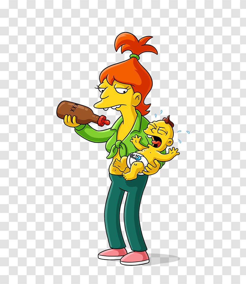 Cletus Spuckler Homer Simpson E Brandine Heather Animation - Springfield - The Simpsons Movie Transparent PNG