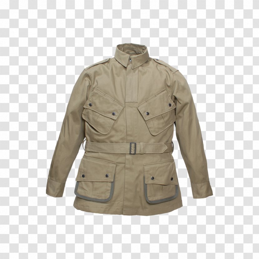 Khaki Jacket - Beige Transparent PNG