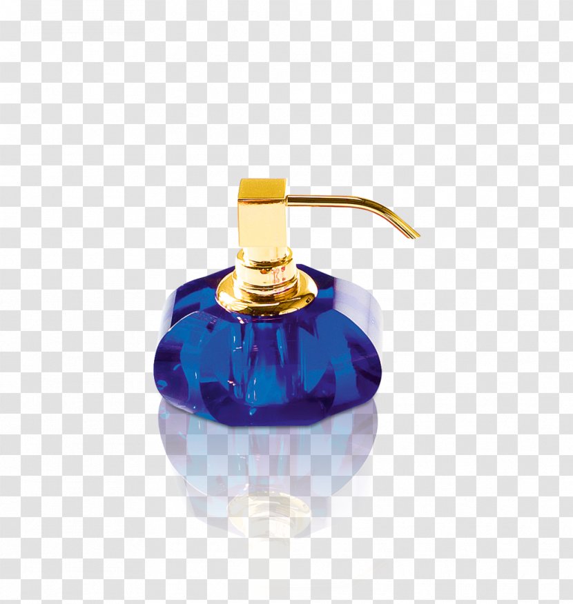 Soap Dispenser Glass Bathroom Crystal - Cobalt Blue Transparent PNG
