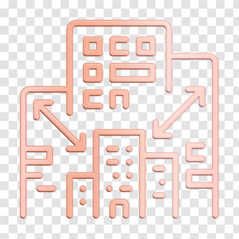 Business Icon Growth Icon Building Icon Transparent PNG
